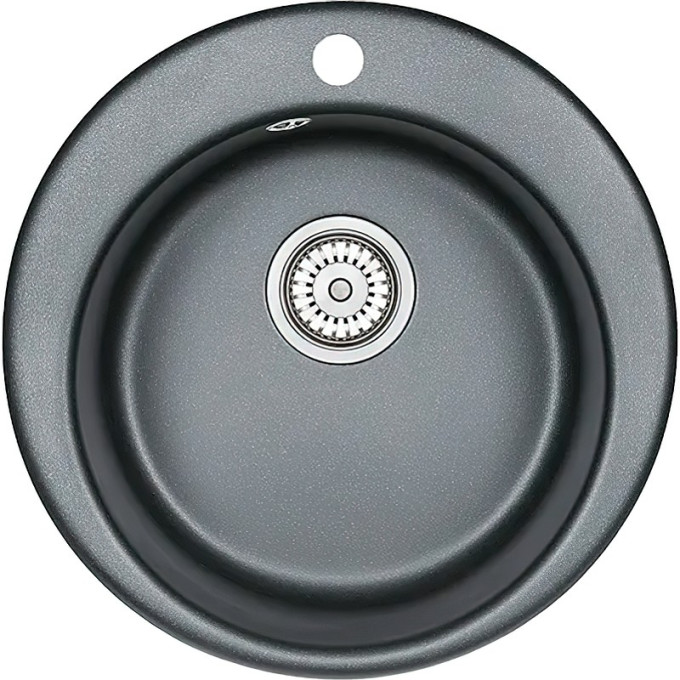 Кухонная мойка GRANULA GR-4801 шварц (черный металлик) 4801 SHBAPC